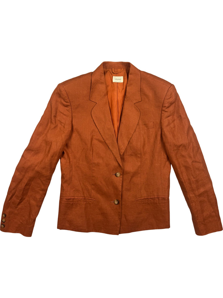 Benetton Italian Linen Blazer - M - Think Vintage