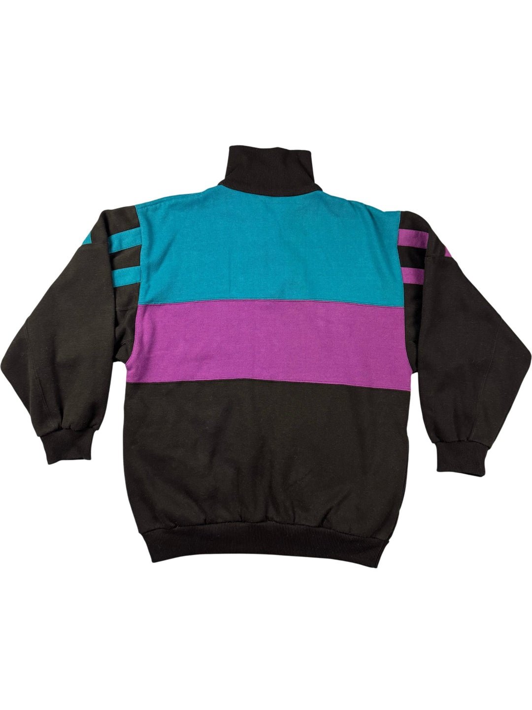Rodeo Multicolor Half-Zip Sweatshirt - Think Vintage