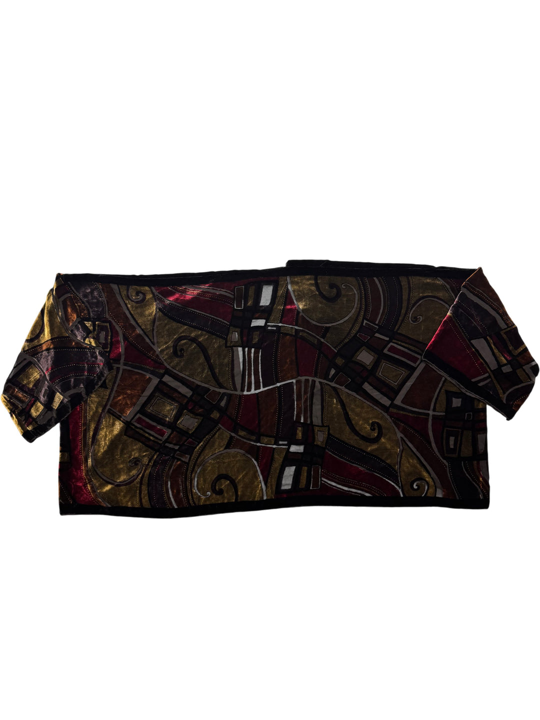 Besarani Collection Art Deco Kimono Jacket - L - Think Vintage