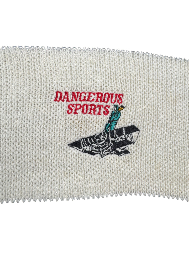 Rich Boy Dangerous Sports Striped Sweater - L - Think Vintage