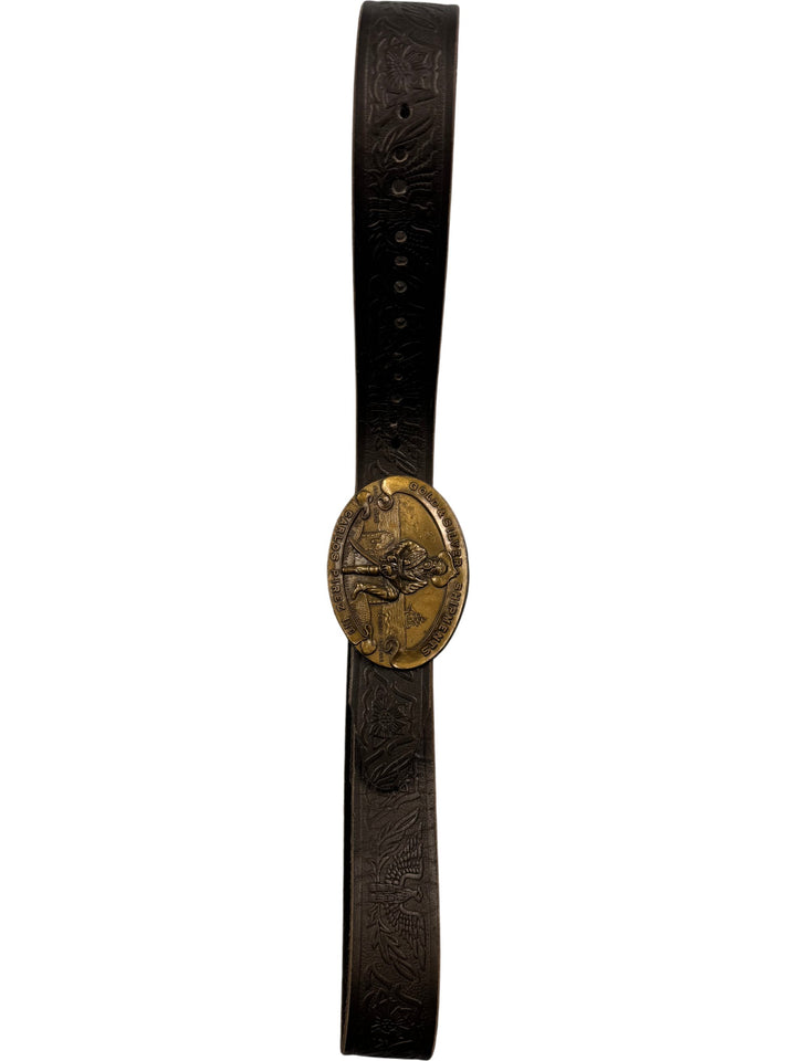 Carlos Pirez Inc Gold & Silver Shipments Belt Buckle - Think Vintage