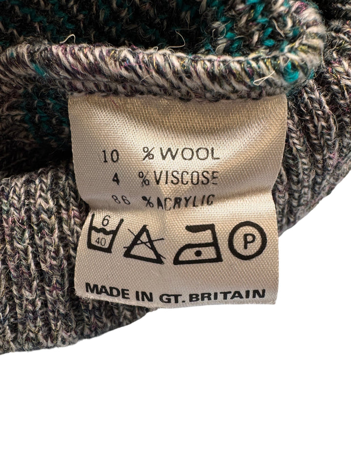 Rich Boy Geometric Patterned Sweater - XL - Think Vintage