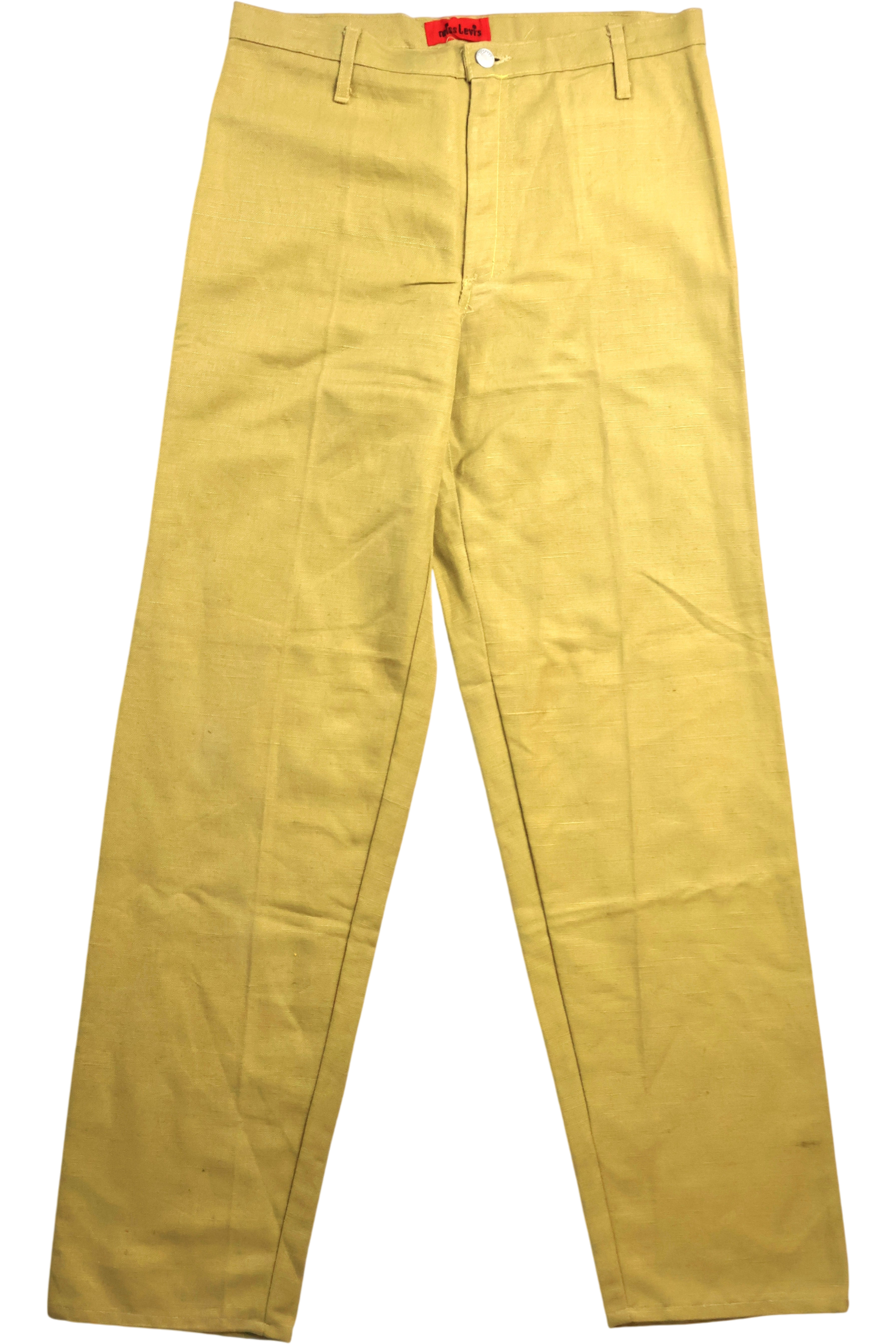 1960s Miss Levi Yellow Denim Jeans - W30 L33 – Think Vintage ltd
