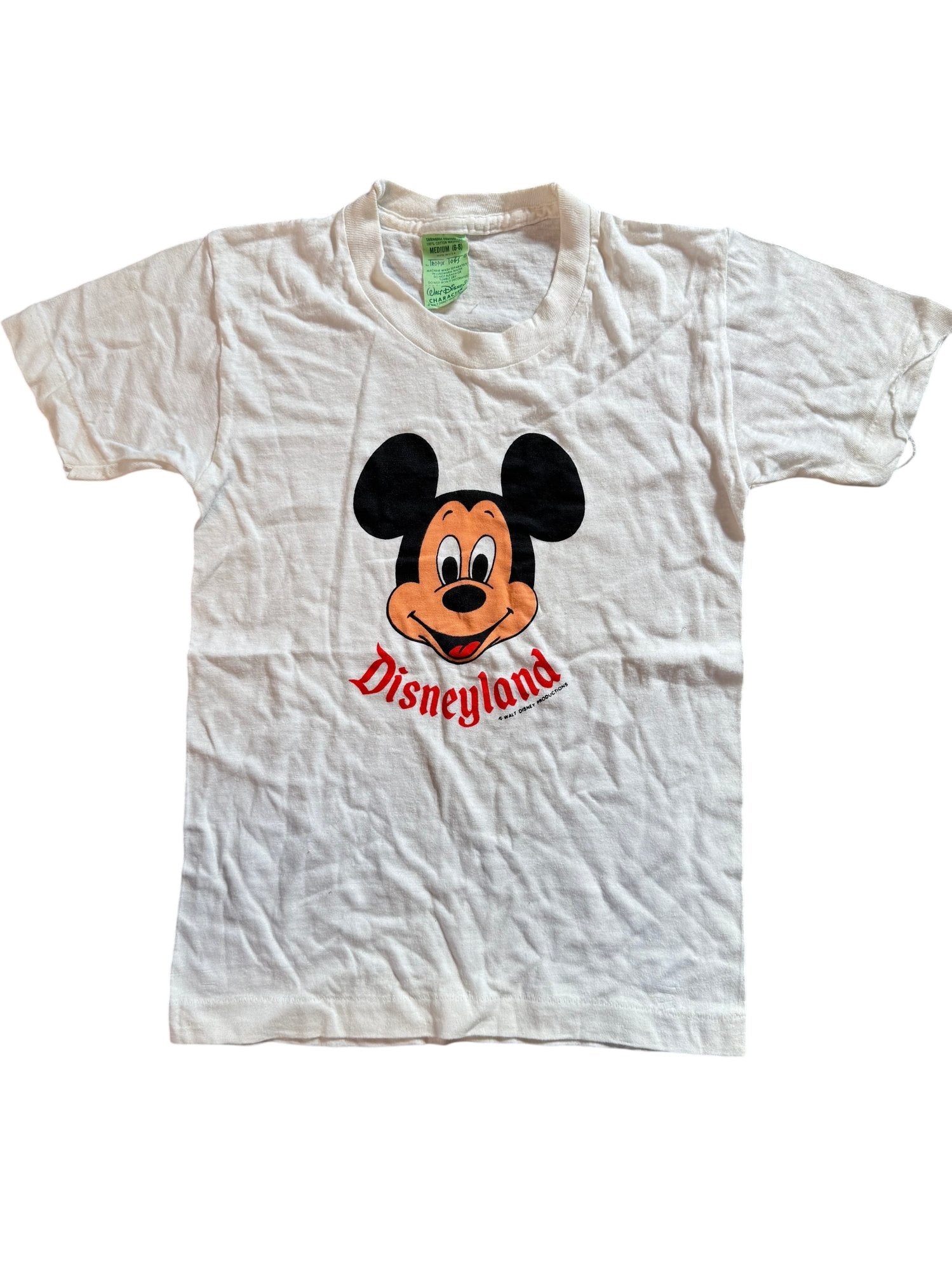 1970s Disneyland Mickey Mouse T-Shirt - Age 8/9 – Think Vintage ltd