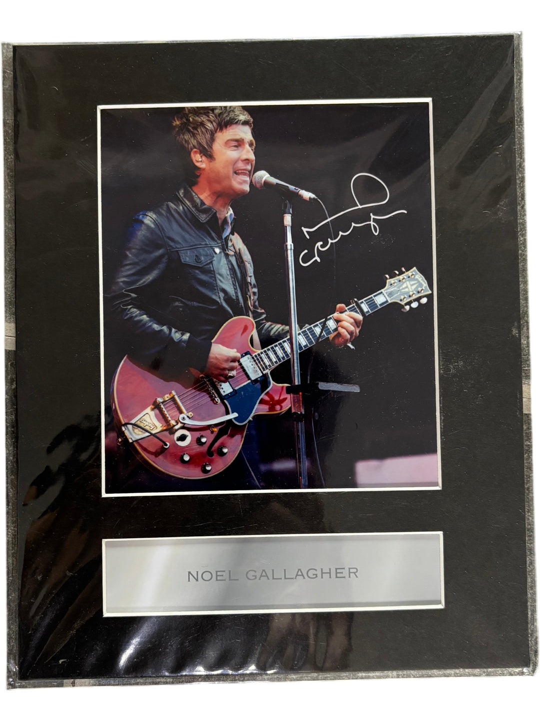 Noel Gallagher Signed Photo Print Music Memorabilia Autograph Collectable - Think Vintage