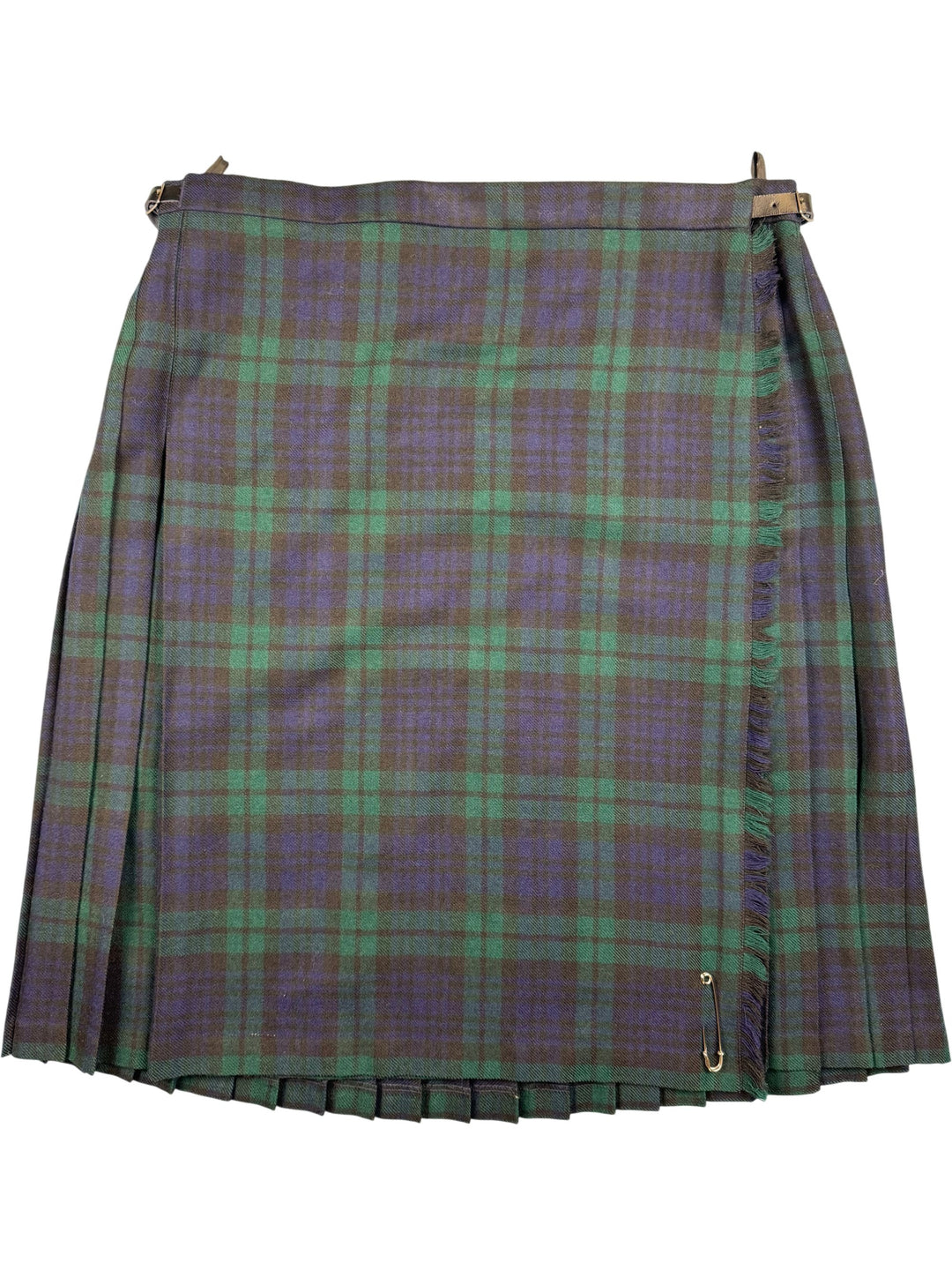 Traditional Scottish Tartan Kilt - L - Think Vintage