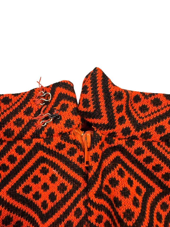 Louis Feraud Geometric Knit Skirt - Think Vintage