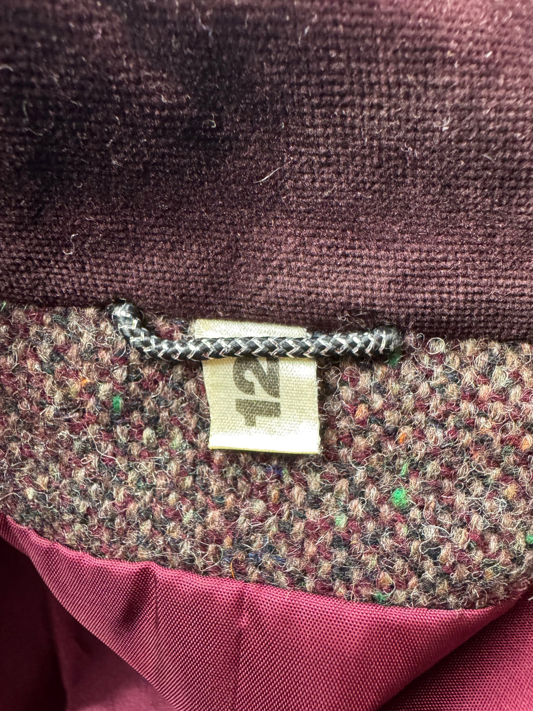 Dereta London Wool Tweed Suit - M - Think Vintage