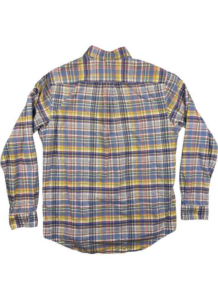 Polo Ralph Lauren Multicolor Plaid Long Sleeved Shirt - L - Think Vintage