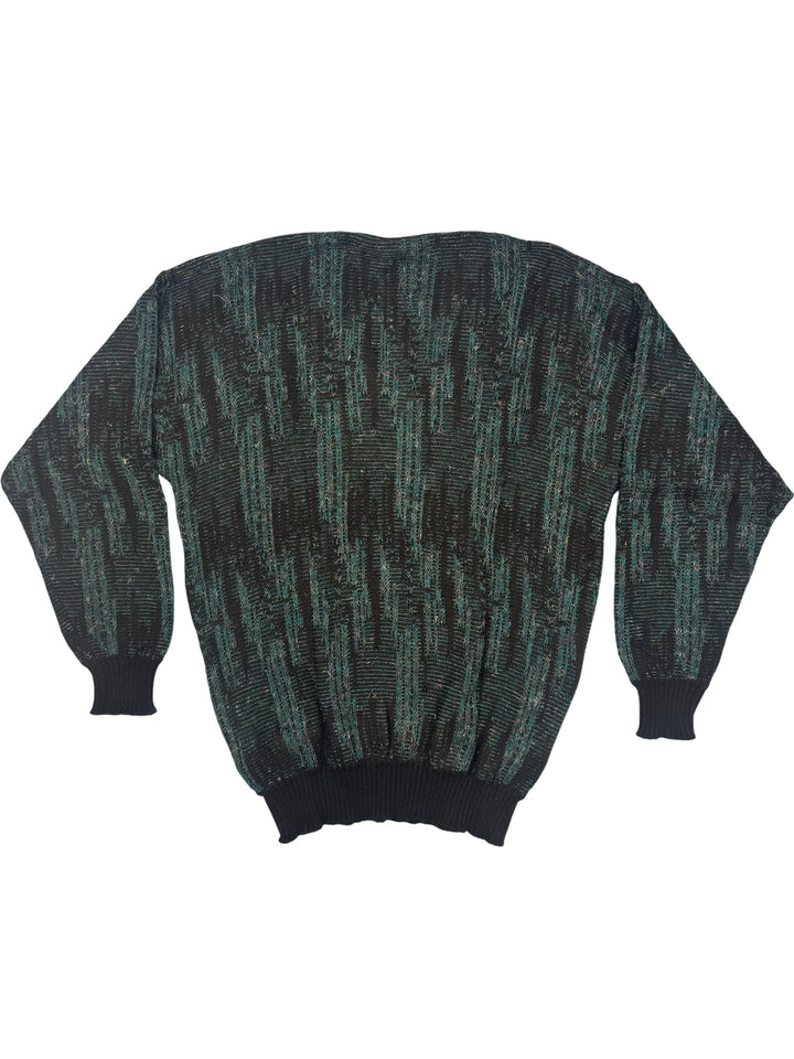 Bentley Casuals V-Neck Sweater - L - Think Vintage