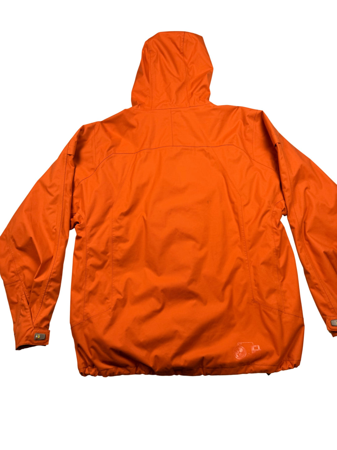Orange Hooded Outdoor Jacket - L - Think Vintage