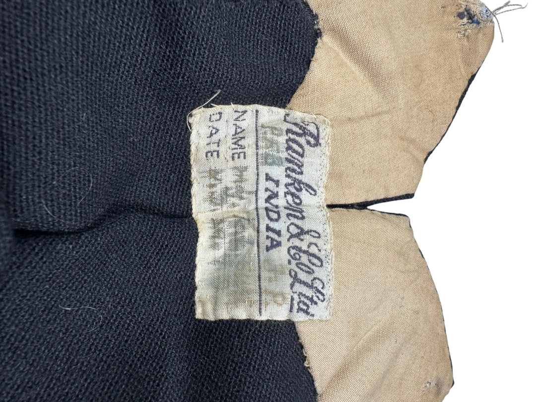 Ranken & Co Black Riding Pants With Red Stripe - L - Think Vintage