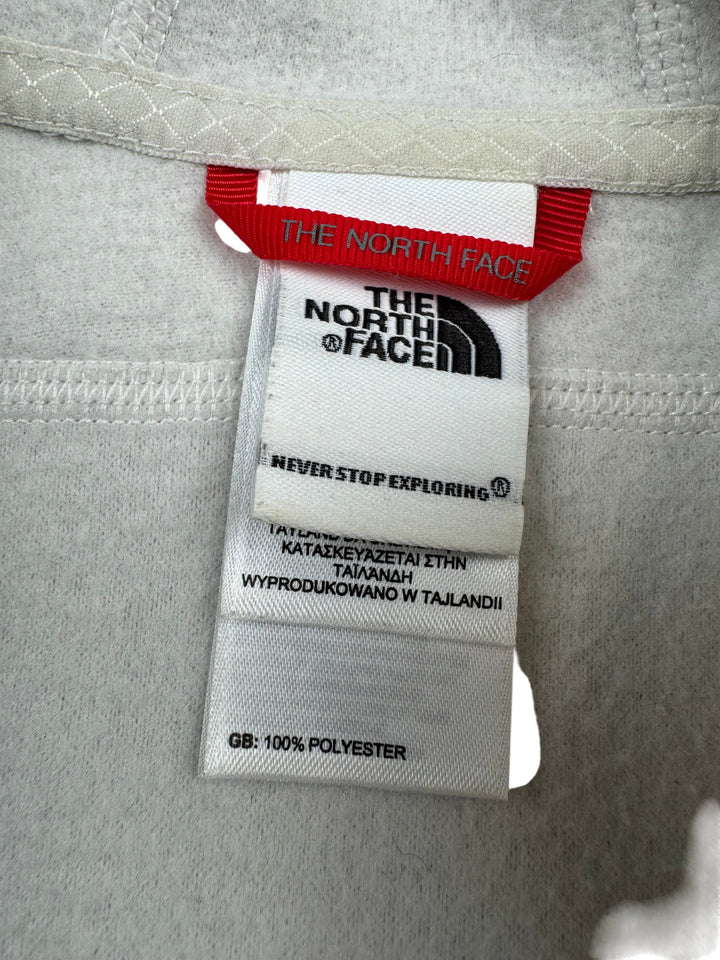 North Face Beige Hooded Activewear Hoodie - S - Think Vintage