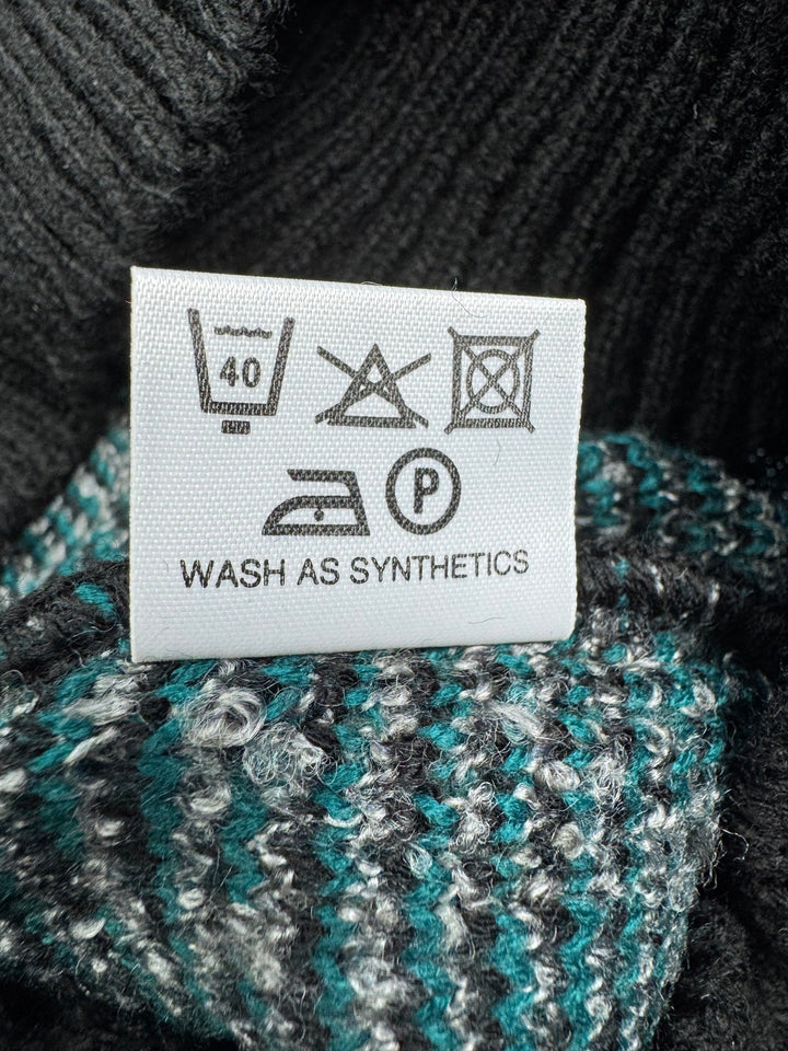 Bentley Casuals Geometric Knit Sweater - M - Think Vintage