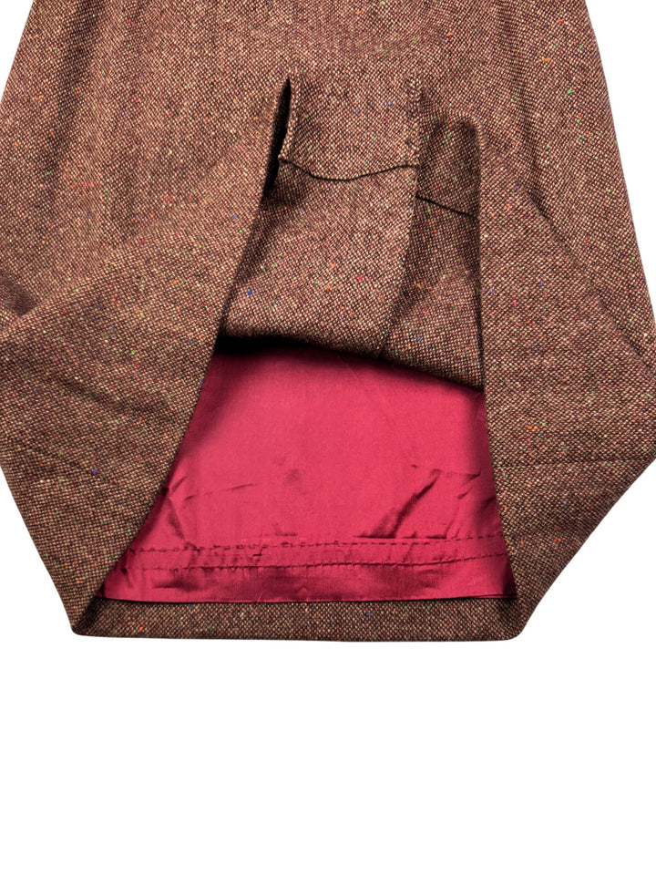 Dereta London Wool Tweed Suit - M - Think Vintage