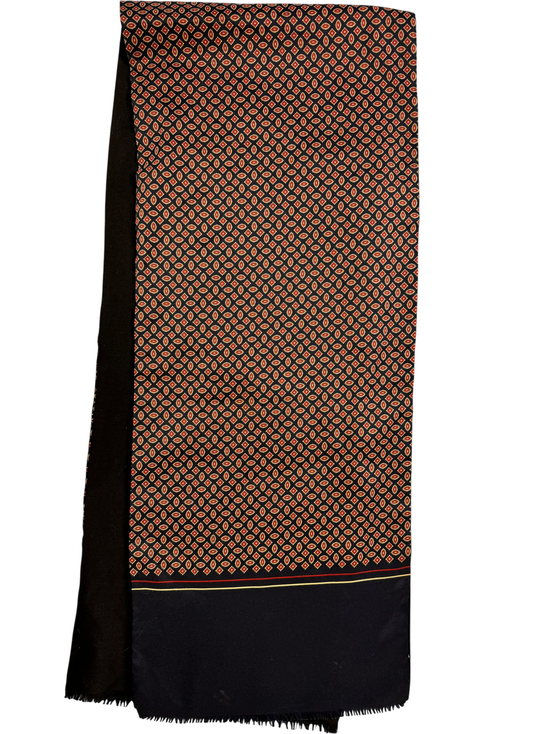 1970s Geometric Patterned Scarf - Think Vintage