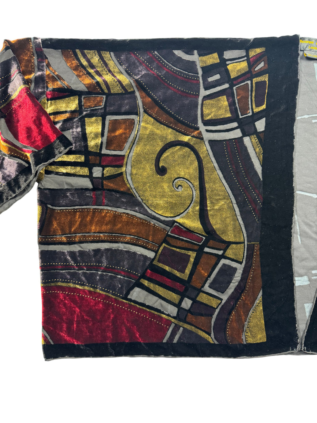 Besarani Collection Art Deco Kimono Jacket - L - Think Vintage