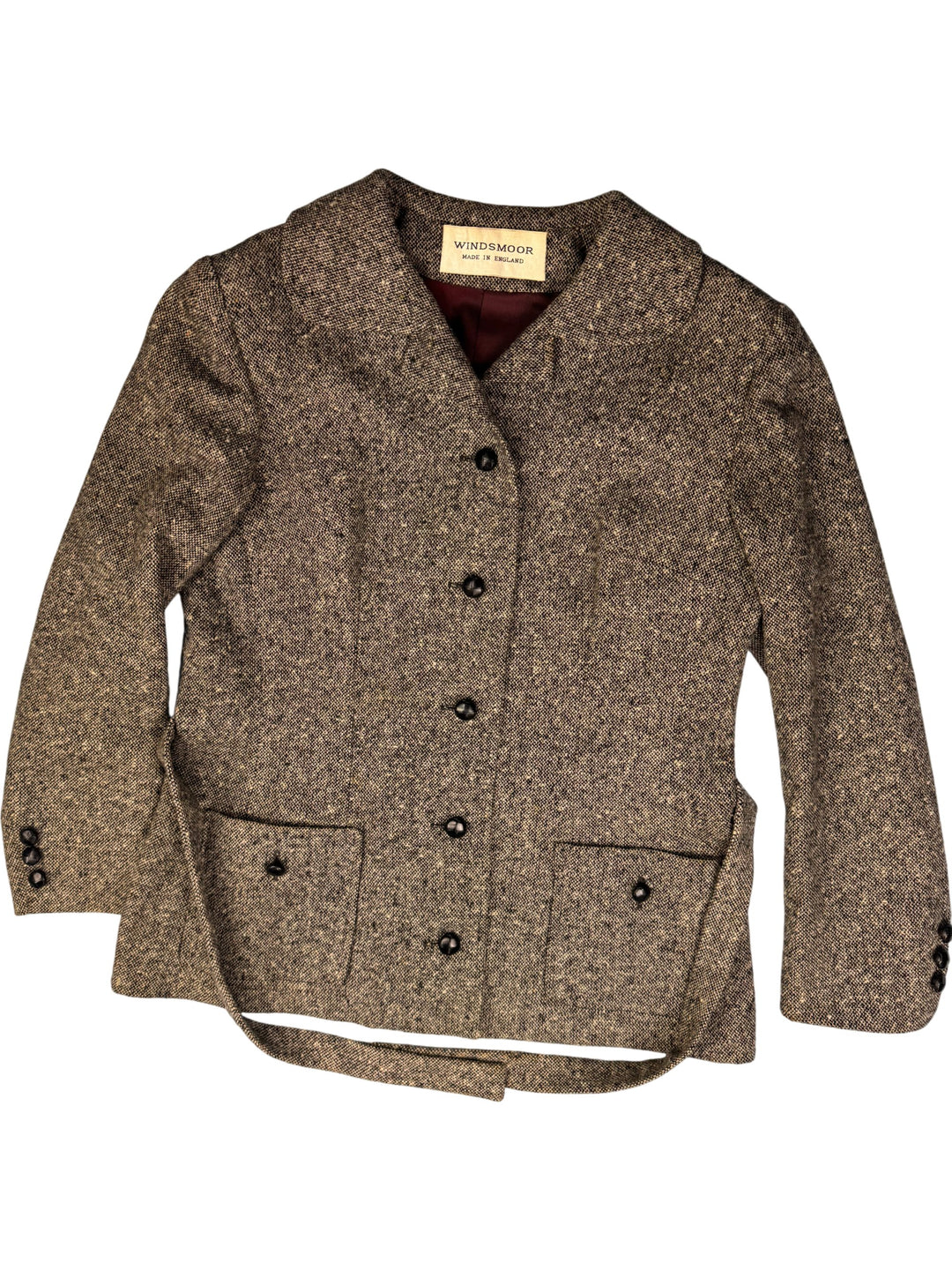 Windsmoor Tweed Wool Skirt Suit - S - Think Vintage