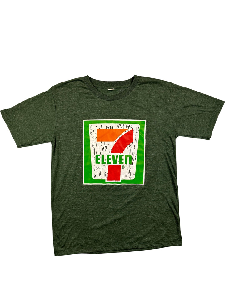7-Eleven Logo Green T-Shirt - M - Think Vintage