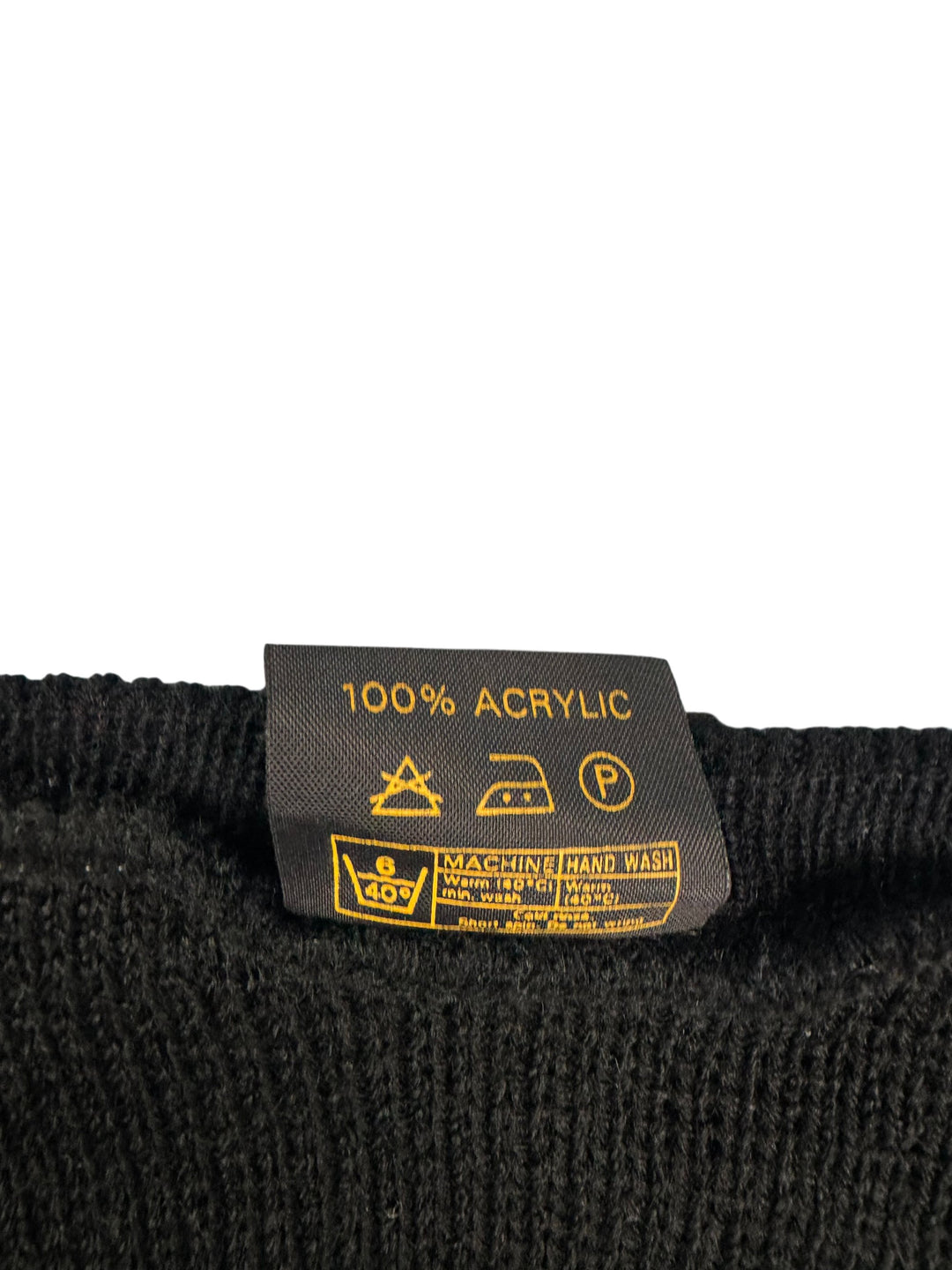 Daniel V-Neck Colour Block Sweater - S - Think Vintage