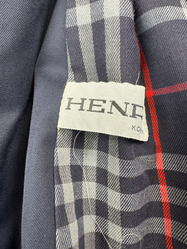 Burberrys Blue Trench Coat - S - Think Vintage