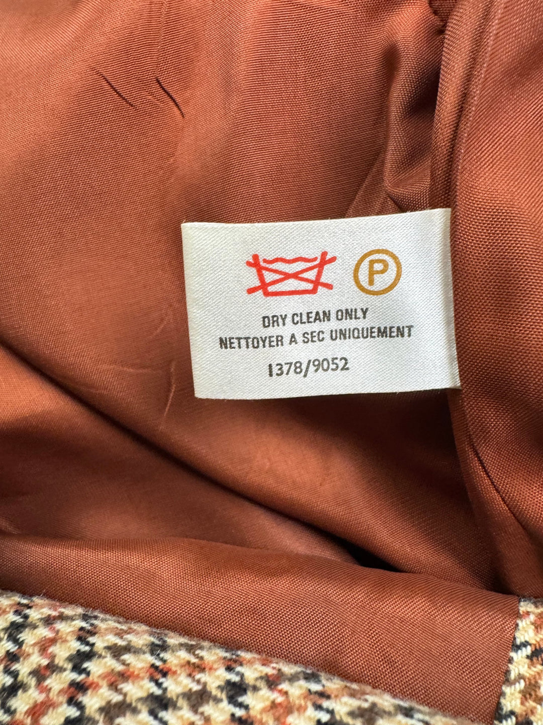 St Michael Houndstooth Wool Jacket - M - Think Vintage