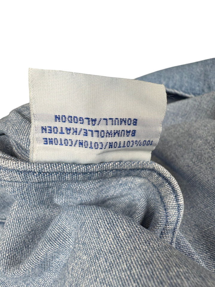 Polo Ralph Lauren Estate Blue Denim Shirt - L - Think Vintage