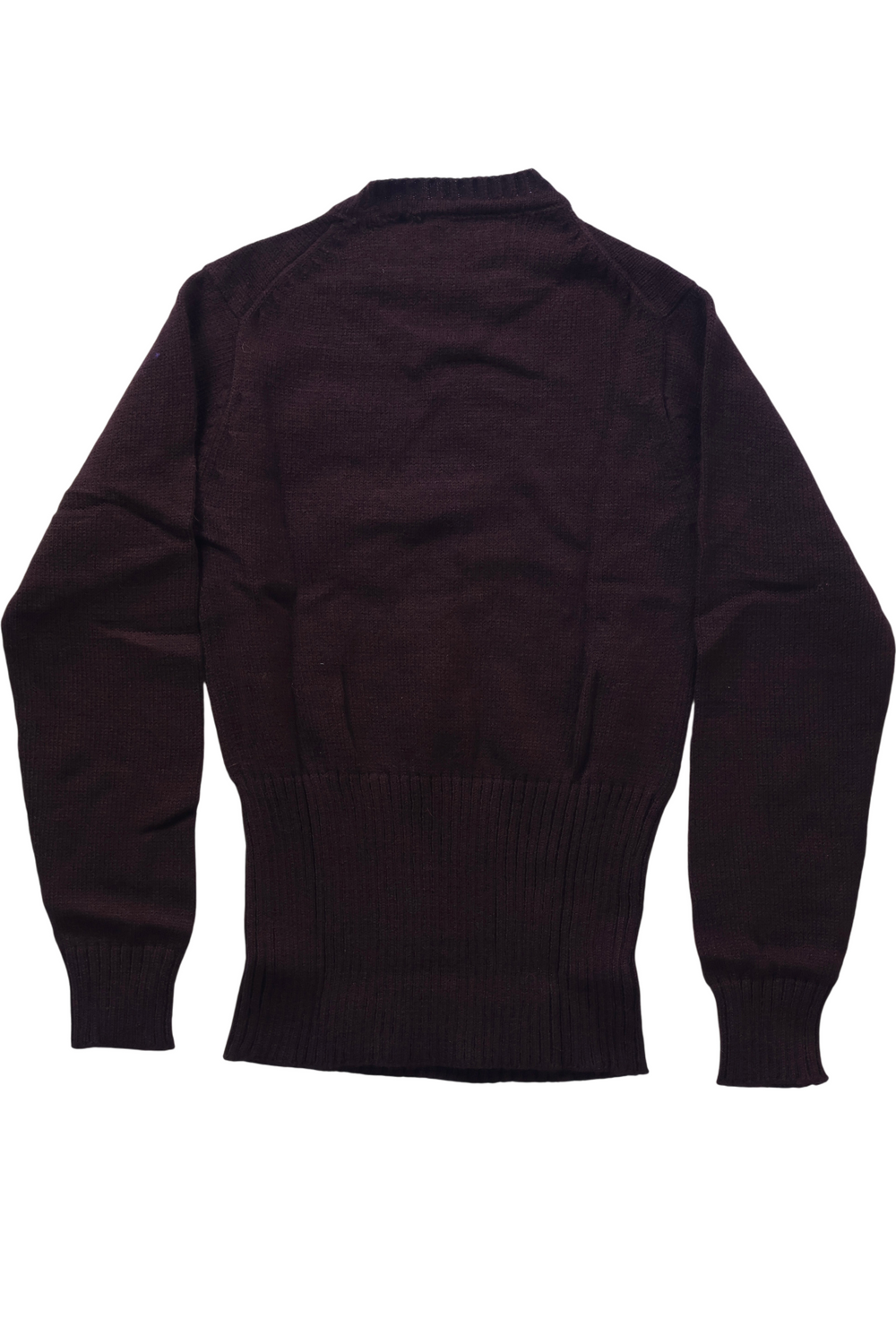 80's Brown Knitted Jumper with Embroidered Pattern - XS - Think Vintage