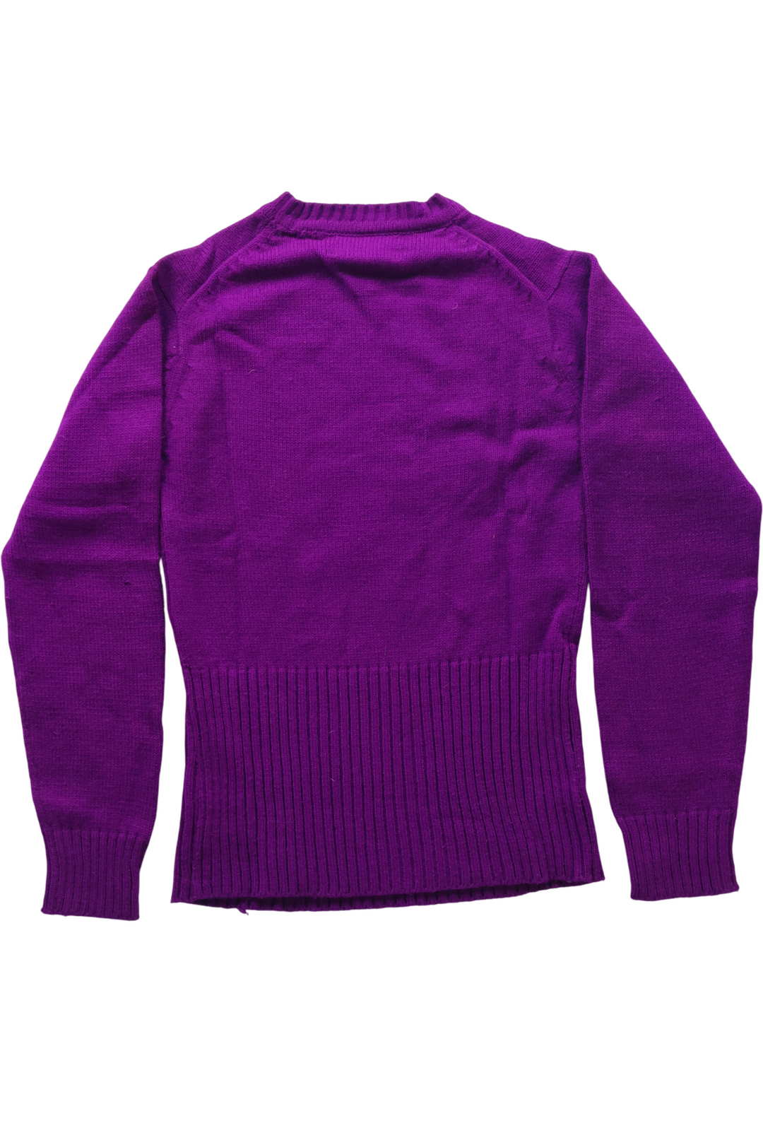80's Light Knit Purple Jumper - Think Vintage