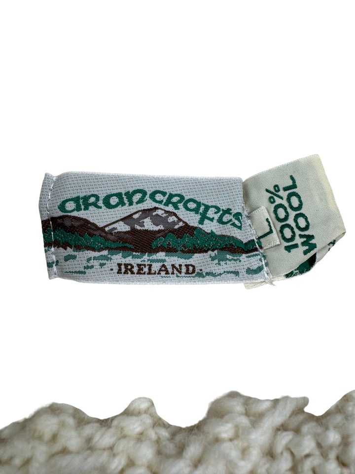 Aran Wool Sweater - M - Think Vintage