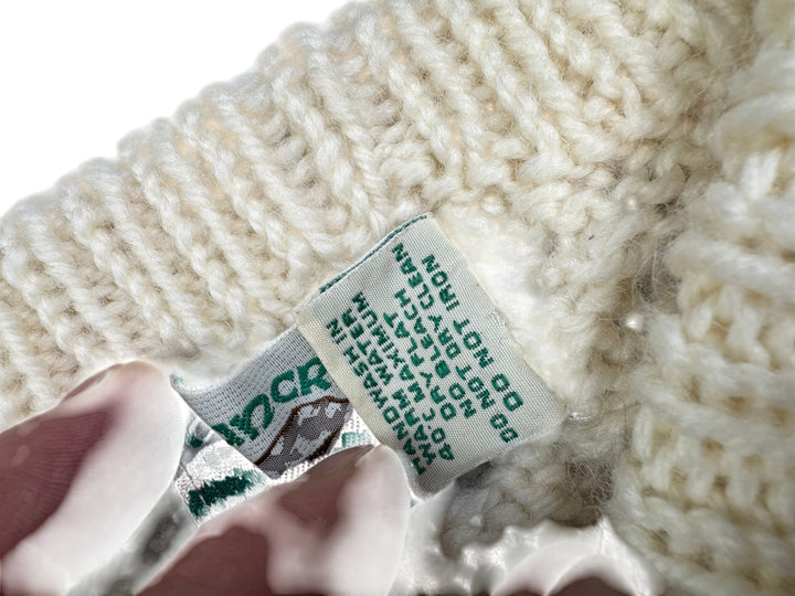 Aran Wool Sweater - M - Think Vintage