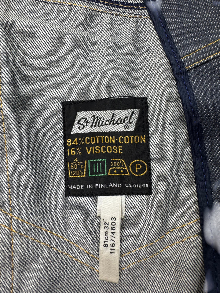 St Michael Denim Jacket -S - Think Vintage