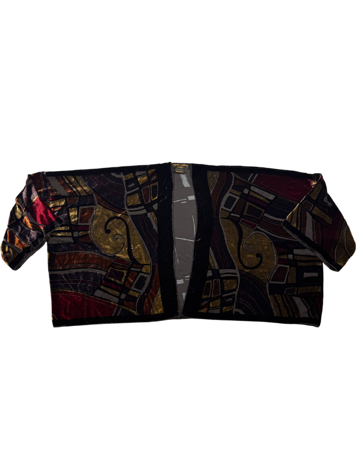 Besarani Collection Art Deco Kimono Jacket - L - Think Vintage