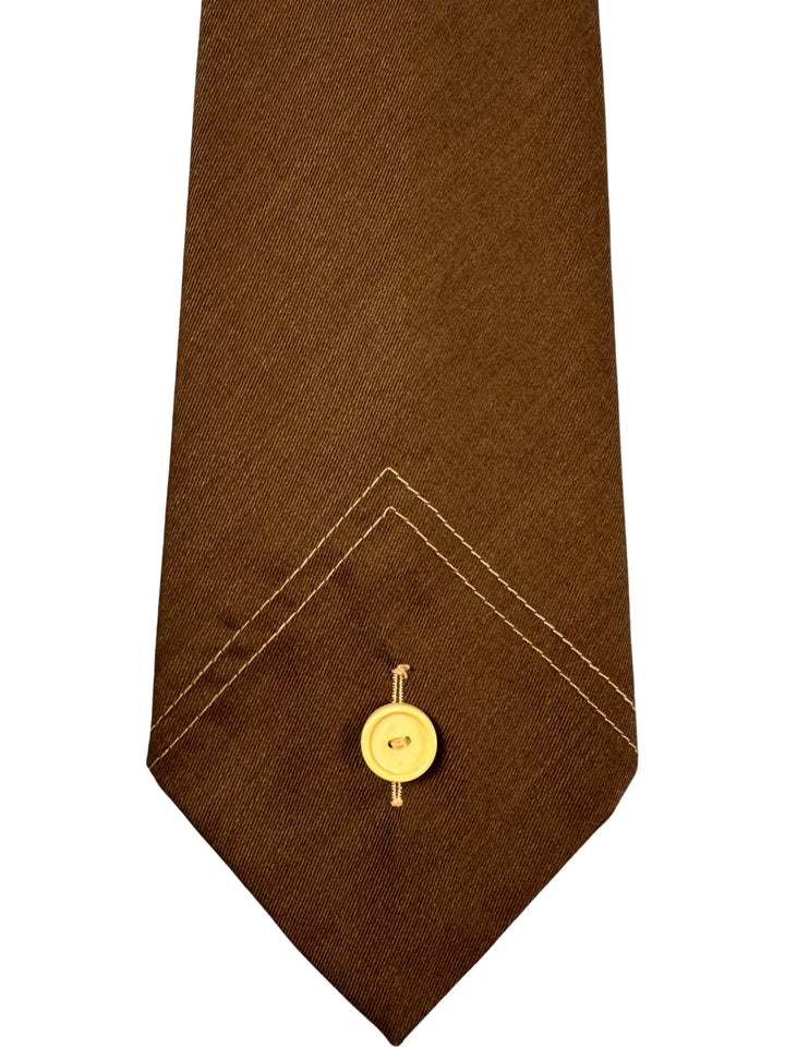 Mary Quant Brown Necktie - Think Vintage