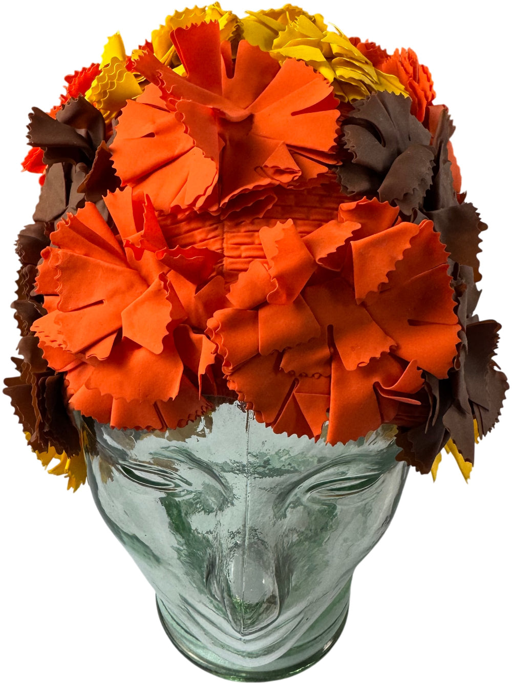 Retro Floral Rubber Swim Cap - Think Vintage