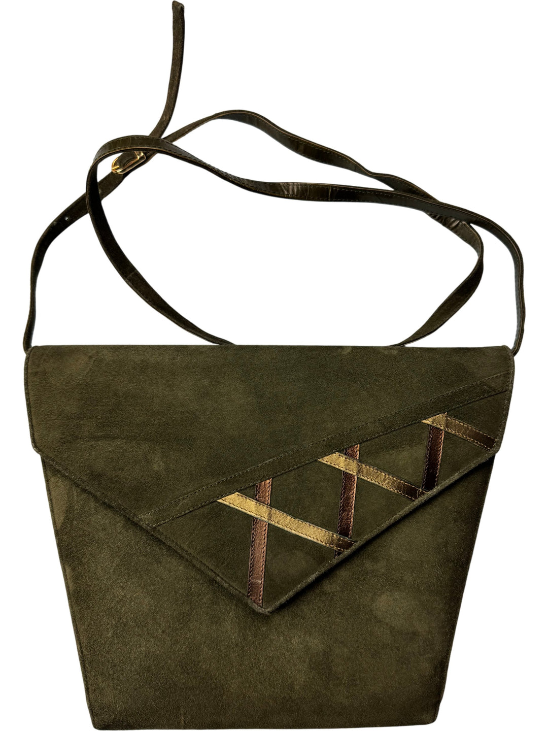 Valbrenta Leather Crossbody Handbag - Think Vintage