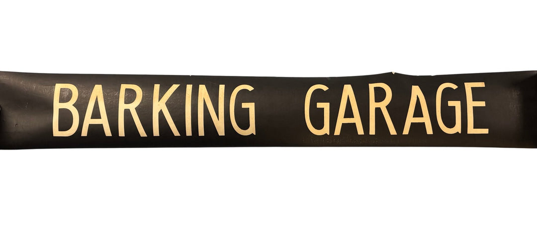 Vintage "Barking Garage" Bus Destination Roll 'Section' (L) - Think Vintage
