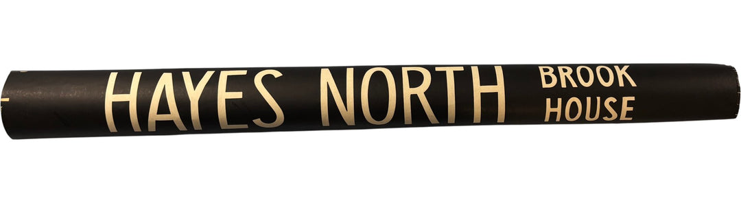 Vintage "Hayes North-Brook House" Bus Destination Roll 'Section' (L) - Think Vintage