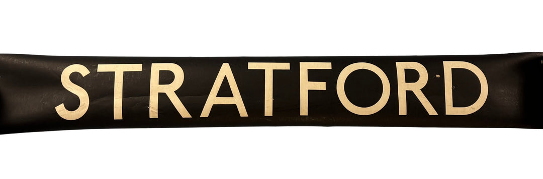 Vintage "Stratford" Bus Destination Roll 'Section' (L) - Think Vintage
