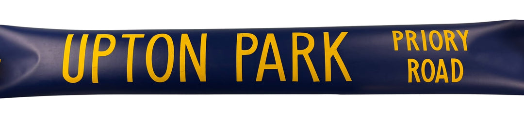 Vintage "Upton Park" Bus Destination Roll 'Section' (L) - Think Vintage