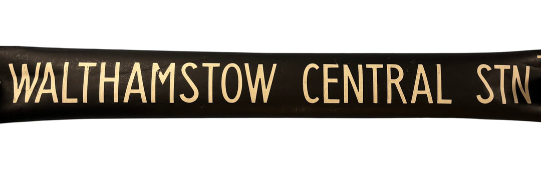 Vintage "Walthamstow Central Station" Bus Destination Roll 'Section' (L) - Think Vintage