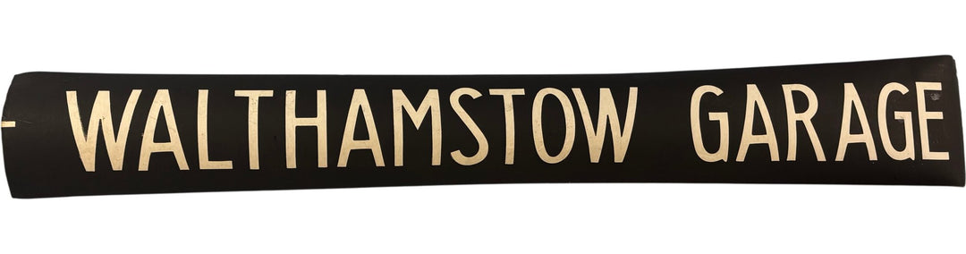 Vintage "Walthamstow Garage" Bus Destination Roll 'Section' (L) - Think Vintage