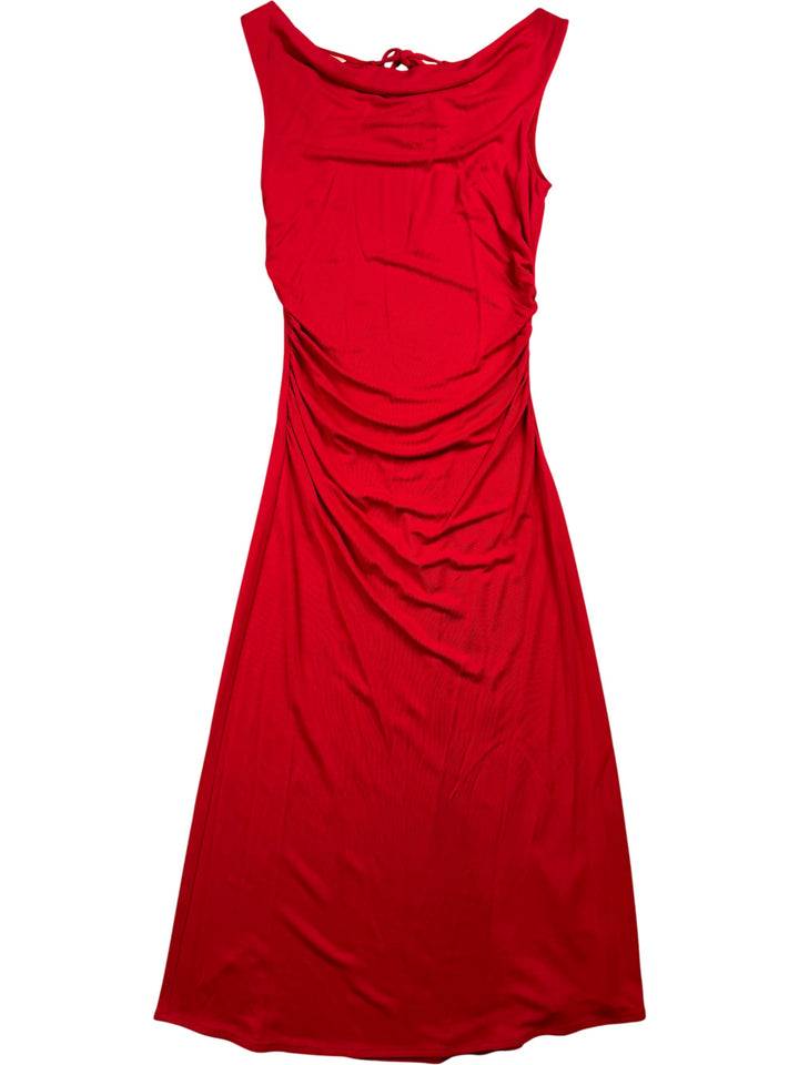 Monsoon Red Sleeveless Dress - XS - Think Vintage