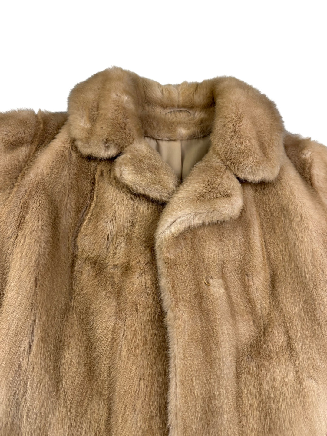 1960s Faux Fur Coat - S - Think Vintage