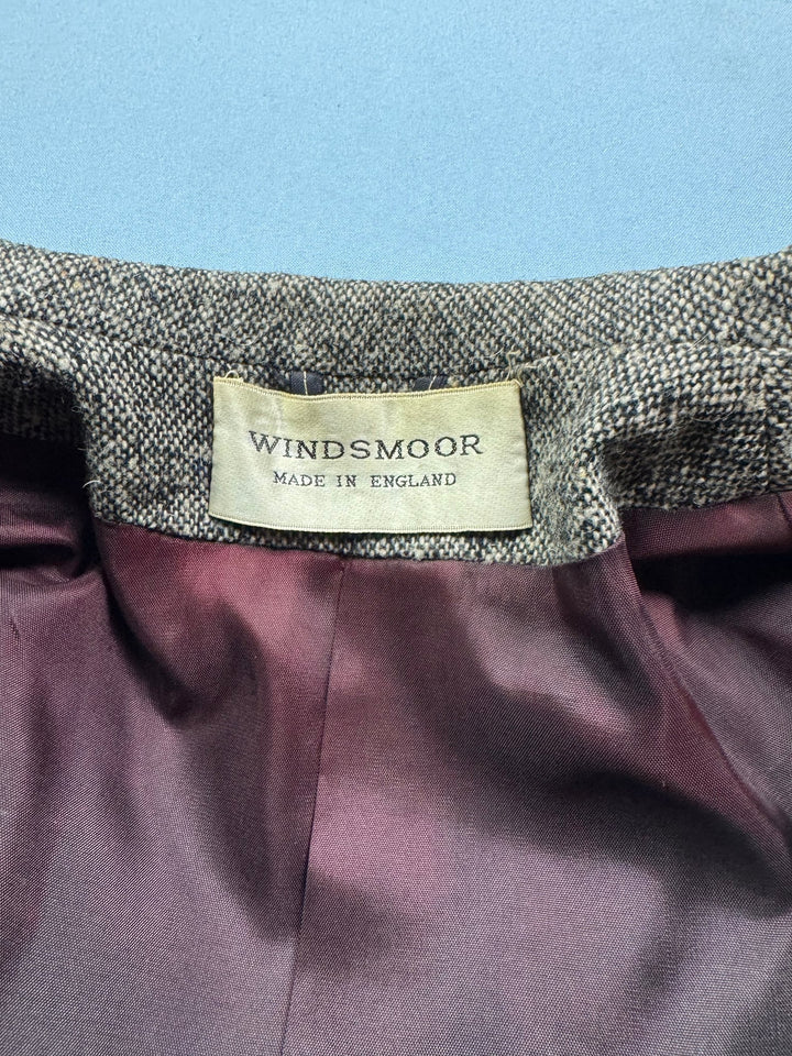 Windsmoor Tweed Wool Skirt Suit - S - Think Vintage