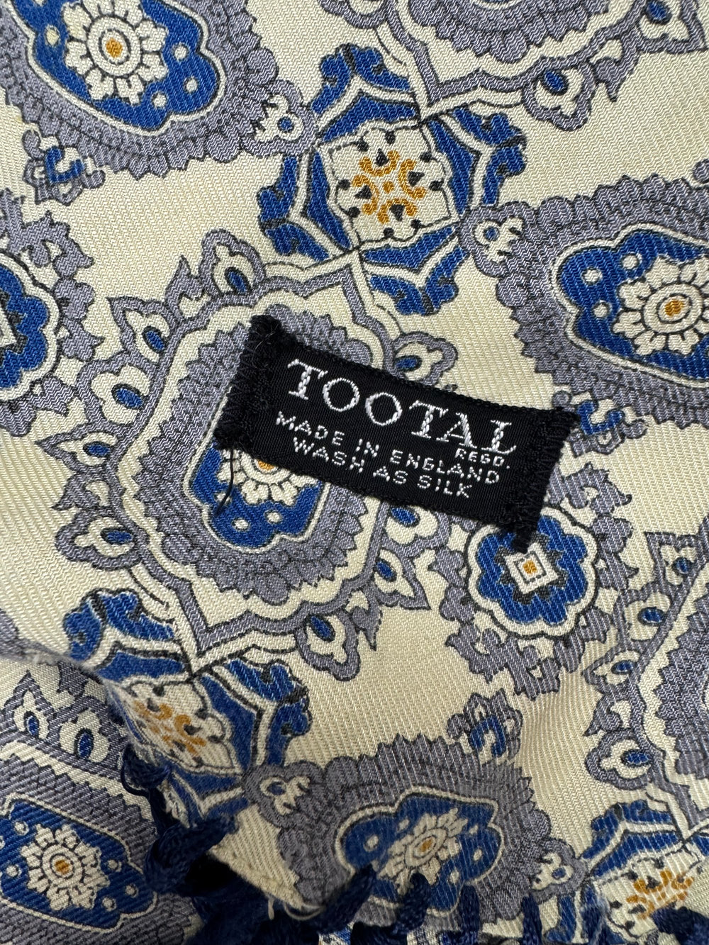 Tootal Made In England Silk Scarf - Think Vintage