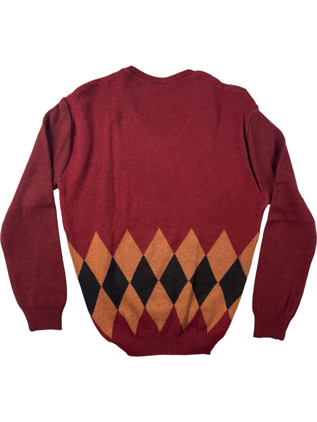 Daniel Argyle Knit Sweater - M - Think Vintage