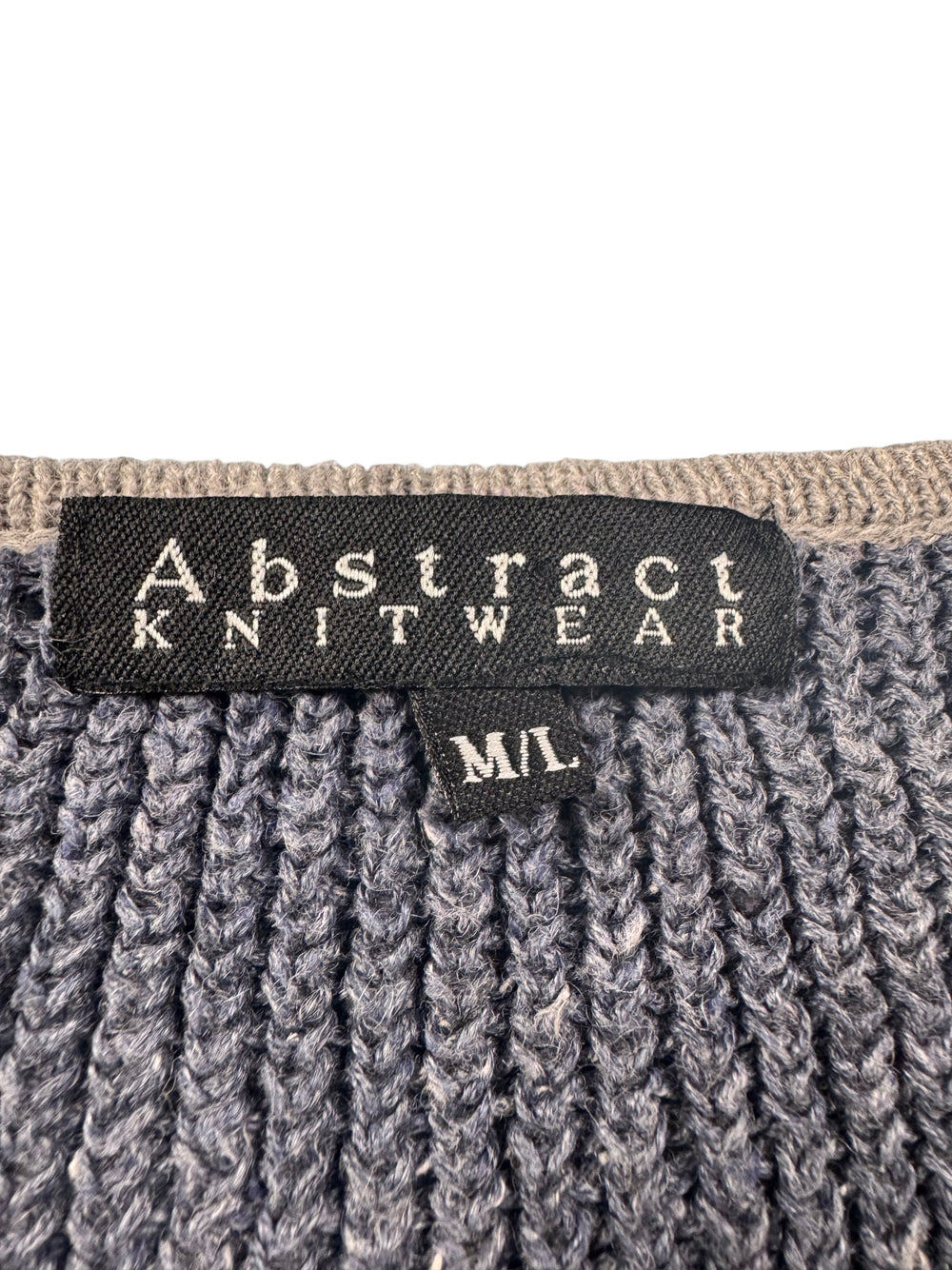 Abstract Knitwear Sleeveless Vest - Think Vintage