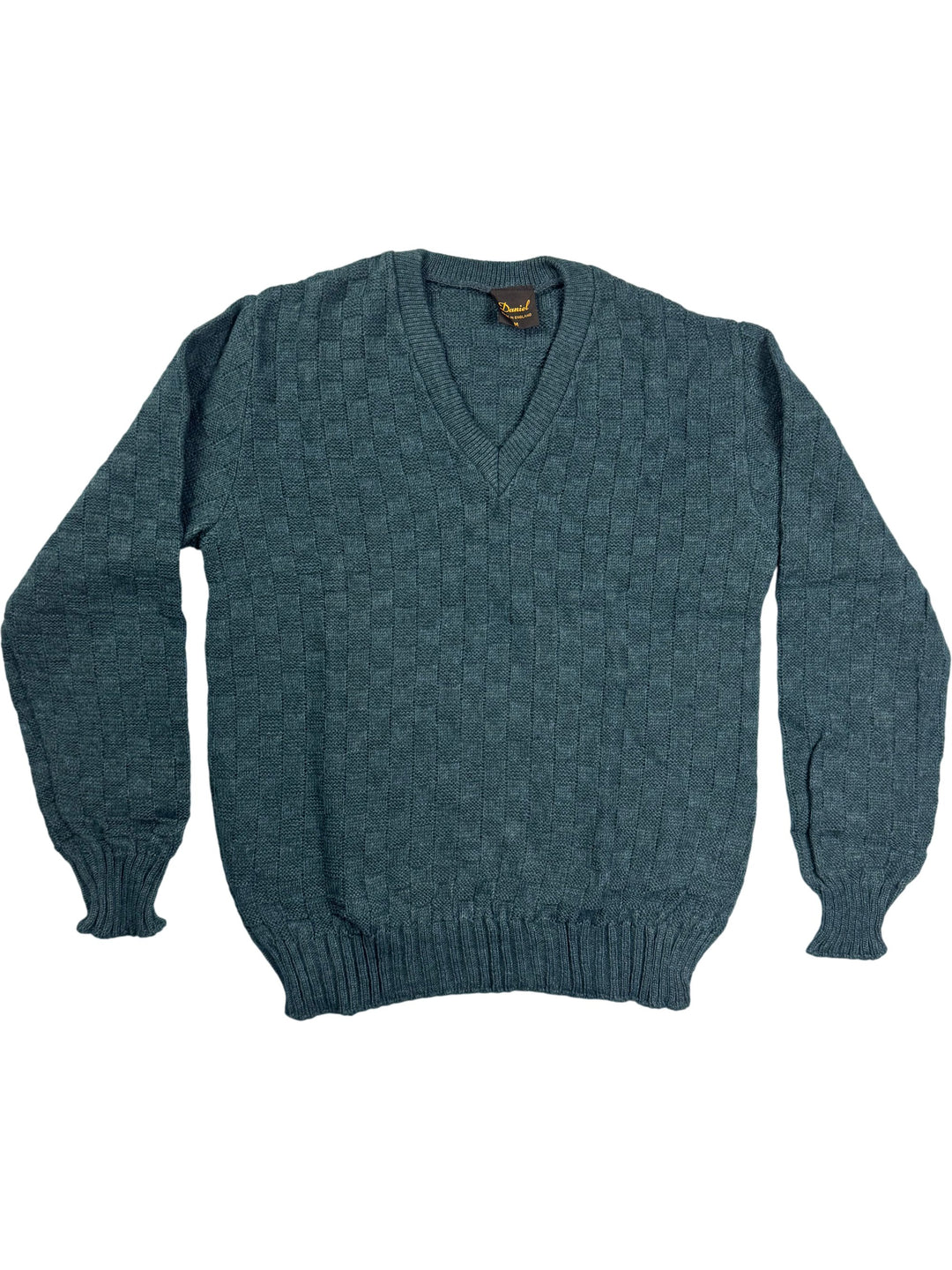 Daniel Made In England V-Neck Sweater - S - Think Vintage