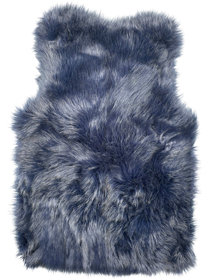 Portobello Faux Fur Vest - S - Think Vintage